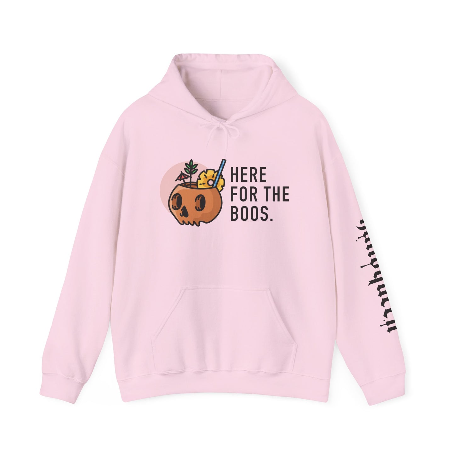 Halloween Hoodie — “Here for the Boos”