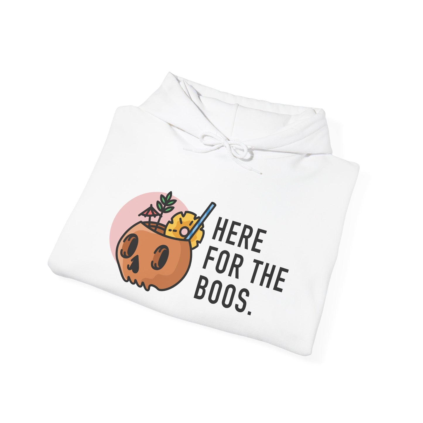 Halloween Hoodie — “Here for the Boos”