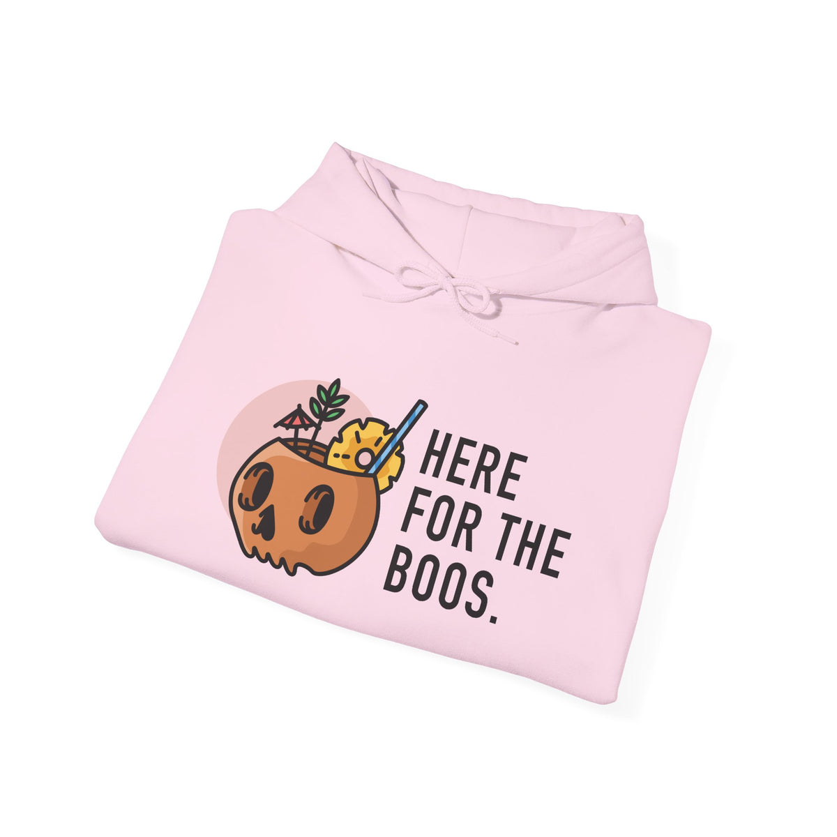 Halloween Hoodie — “Here for the Boos”