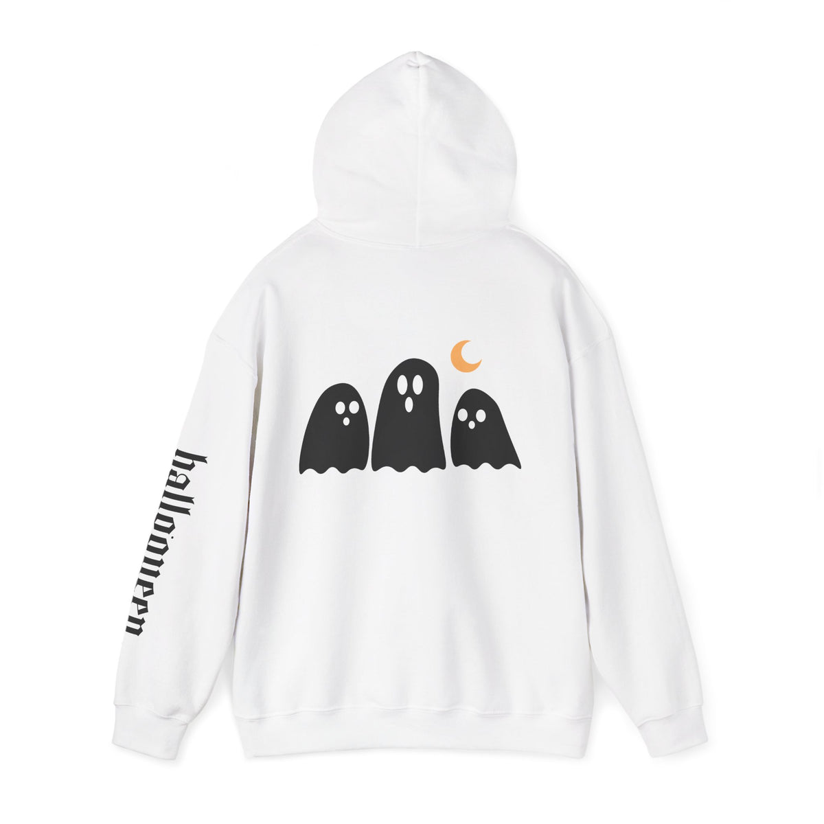 Halloween Hoodie — “Here for the Boos”